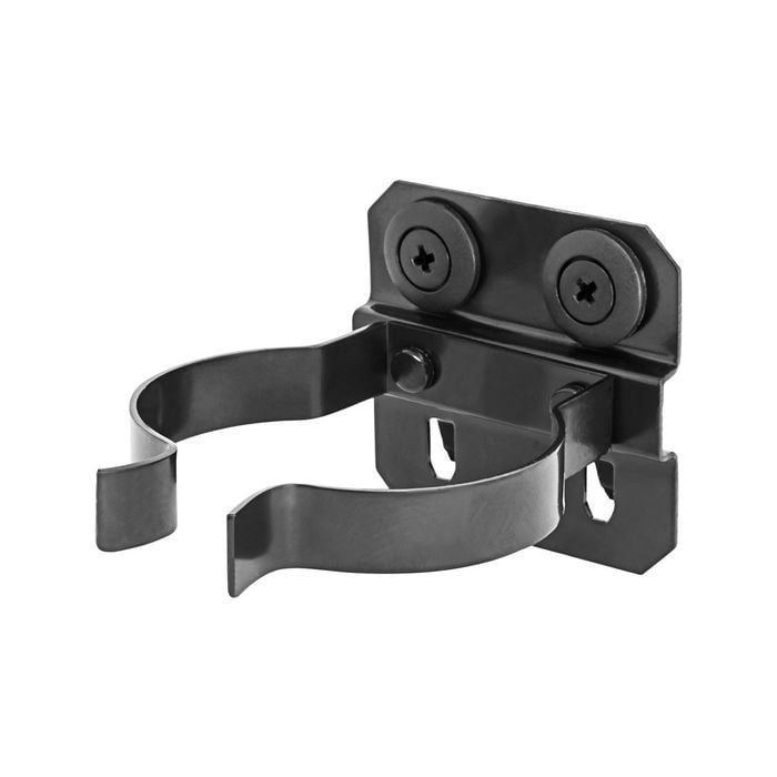 Pinnacle Large Gloss Black Heavy Duty Pegboard Tool Clip - 4 Pack