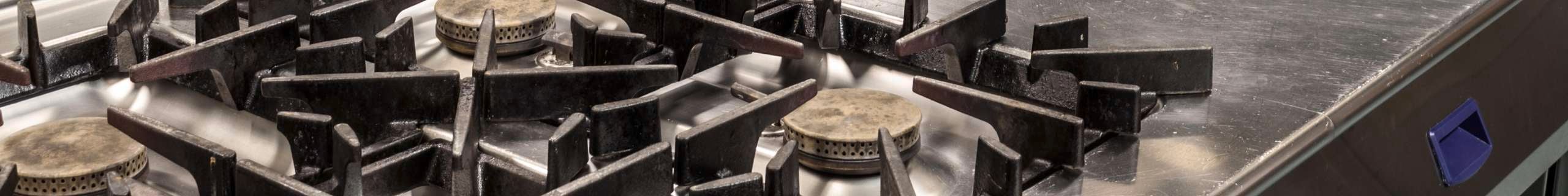 stainless steel commercial kitchen cleaned by Jif cleaning products