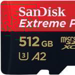 SanDisk Extreme Pro Micro SD 512GB SD Card 4K UHD A1 A2 170MB/s