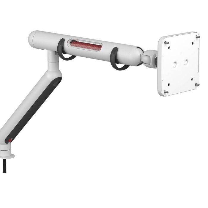 UFOU Kyber Monitor Arm Single Mount Bracket Heavy Duty Star Wars White