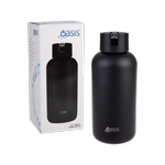Oasis Moda Ceramic Lined Stainless Steel Drink Bottle 1.5L  - Black