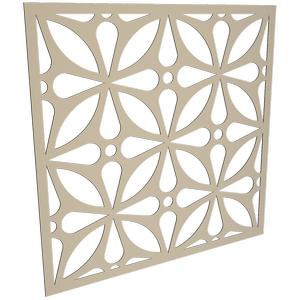 ProtectorAl 300-1200 x 300-1200mm Paperbark Morrocco Unframed Solid Aluminium Decorative Panel