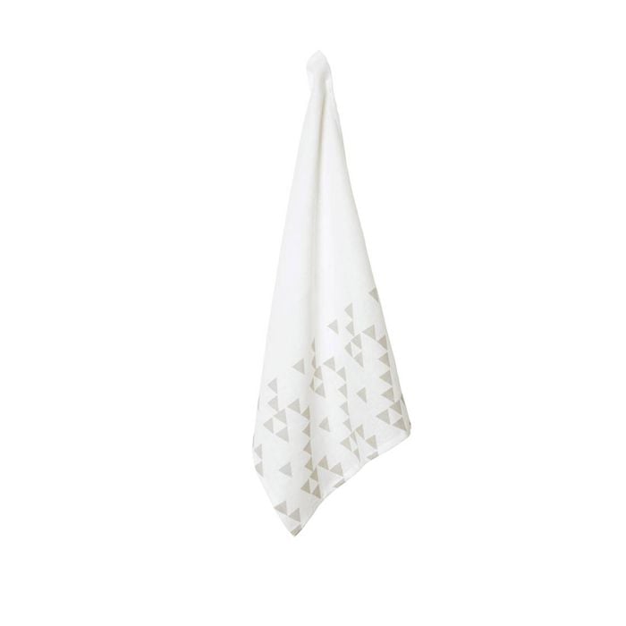 J.Elliot 100% Linen Print Tea Towel Mirri Pumice
