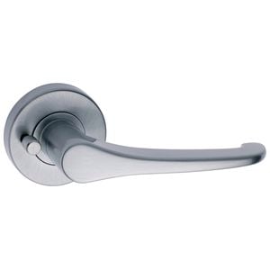 Gainsborough Sofia Satin Chrome Privacy Leverset