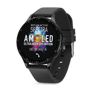 Reflex Active Series Spectra Amoled Screen Silicone Strap Smart Watch Black