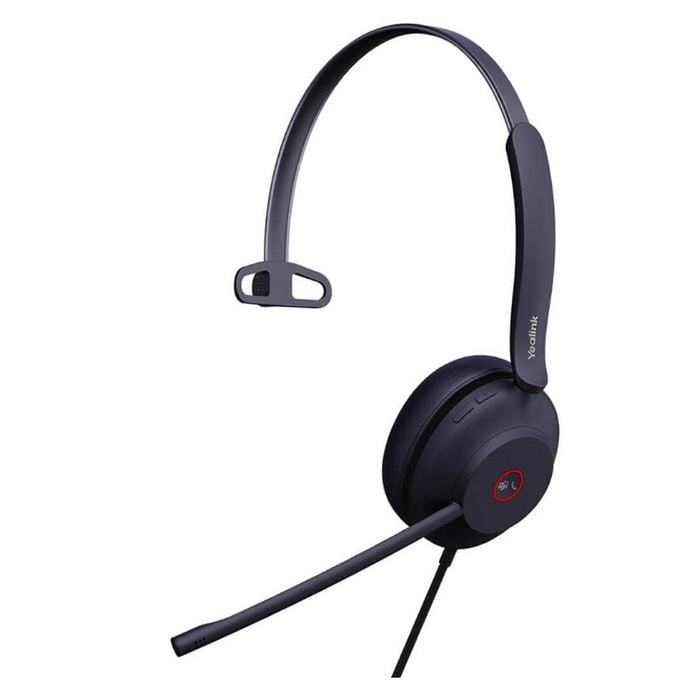 Yealink Uh37 Mono Usb Wired Headset, Uc, Usb-c/a, 35mm Speaker, Busylight, Leather Ear Cushion,hd Audio