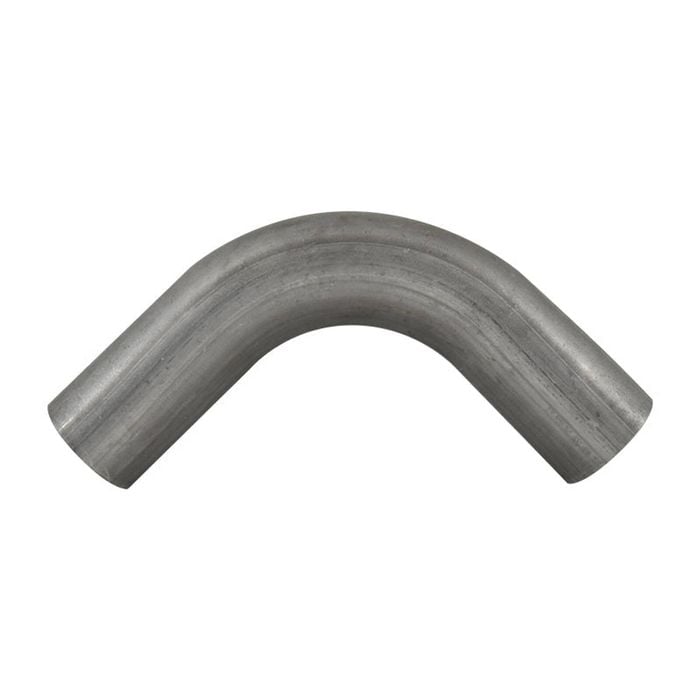 Aluminised Steel 2.5 Inch O.D. 90 Degree Mandrel Bend Exhaust Pipe