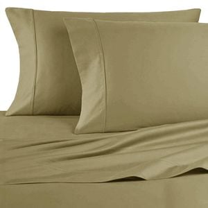 Artex 250TC 100% Cotton Sheet Set Queen Brown
