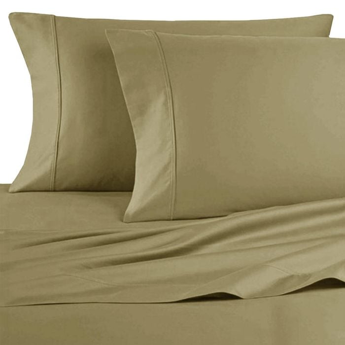Artex 250TC 100% Cotton Sheet Set Queen Brown
