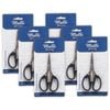 6x Malli 12cm Metal Sewing And Knitting Craft Thread Scissors/cutters - Black