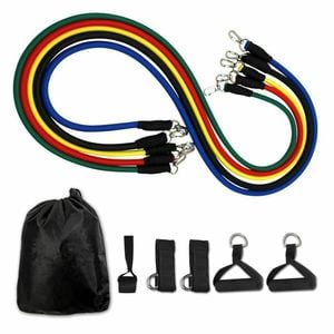 11pc Resistance Band Set Muscle Training Belt