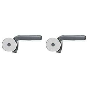 2PK Zyliss Stainless Steel Pizza & Pastry Cutter 21.5cm - Grey