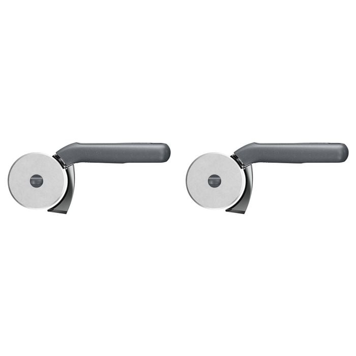 2PK Zyliss Stainless Steel Pizza & Pastry Cutter 21.5cm - Grey