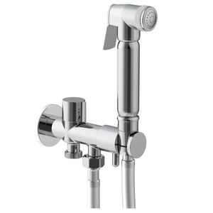 evekare 1.2m Chrome Bidet Spray Kit With Diverter Holder