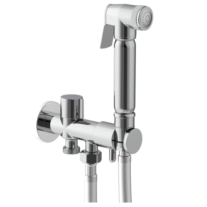 evekare 1.2m Chrome Bidet Spray Kit With Diverter Holder