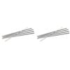 2 x 4pc Wiltshire Reusable Stainless Steel Drinking Straws