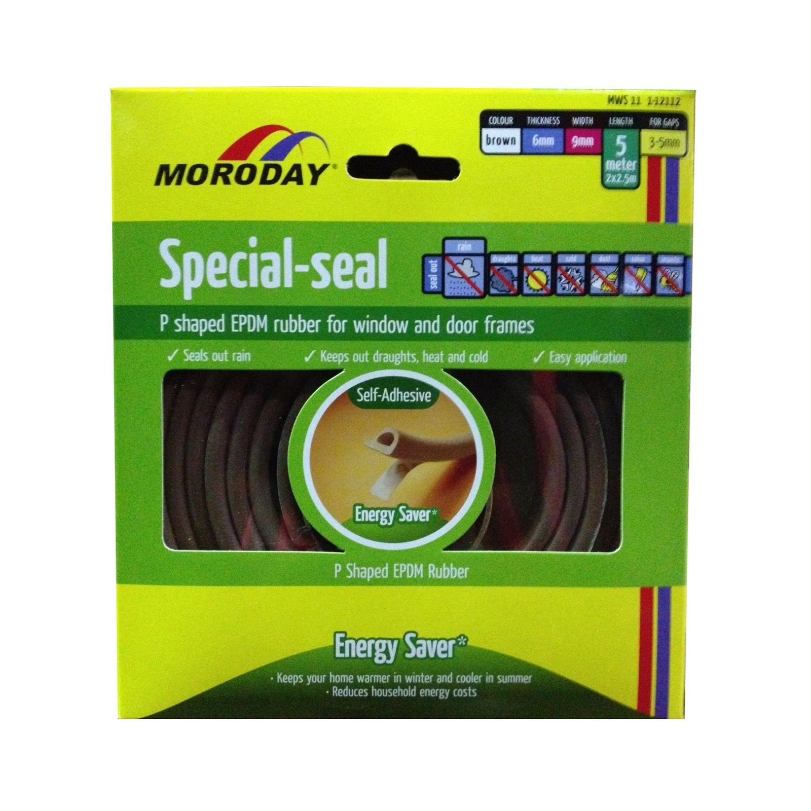 Moroday 5m Brown Self Adhesive Special Weather Seal product image