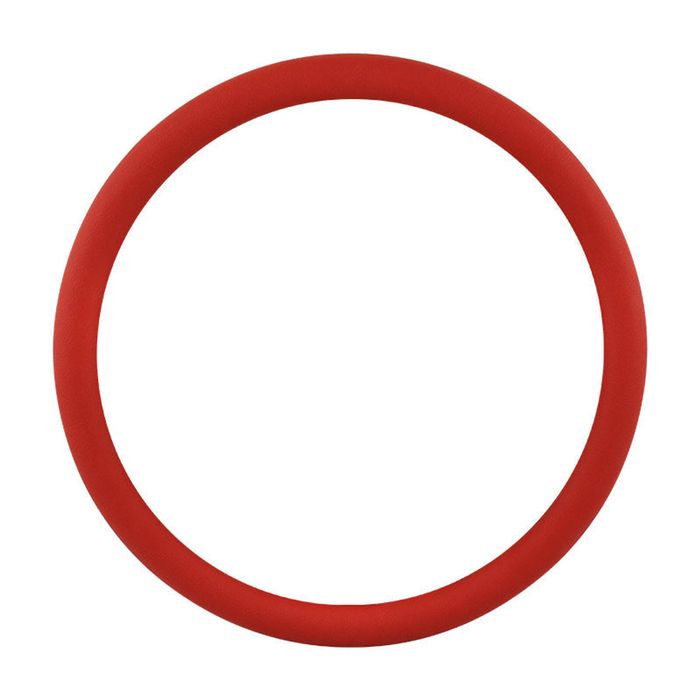 Cal Custom 14" Red Leather Half-Wrap Replacement for Steering Wheel