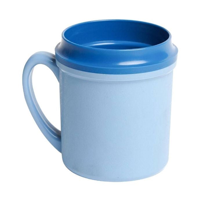 Kh Traditional Bev Mug Insulated Single Handle Blue 250ml 24 Pack