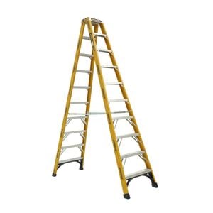 Gorilla 180kg Heavy Duty 3.0m Double Sided Fibreglass Ladder