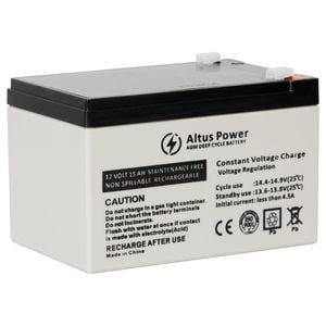 Altus 12V 15ah AGM Battery Deep Cycle SLA Lead Acid Battery