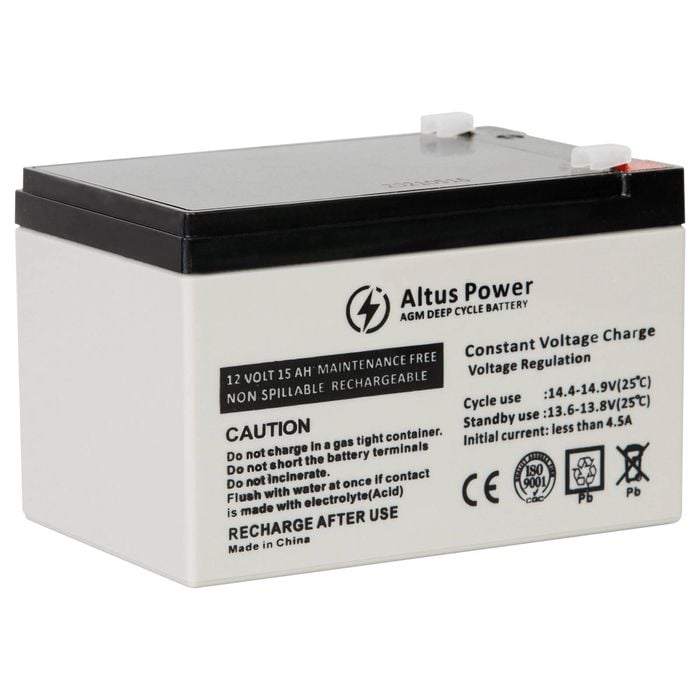 Altus 12V 15ah AGM Battery Deep Cycle SLA Lead Acid Battery