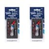 2x Jarvis Walker Running Snapper Rig with 56g Bomb Sinker Size 6/0