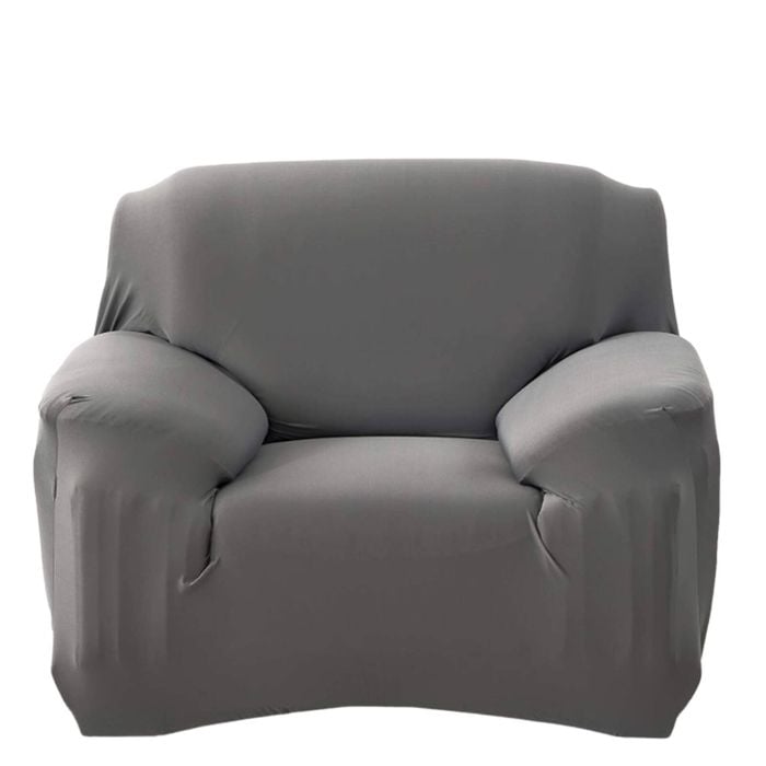Advwin 1-seat Stretch Sofa Cover Soft and Comfortable Couch Covers Dog Cat Pet Slipcovers Furniture Protectors Grey