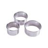 Essential plain scone cutter & food rings set of 3 scullery