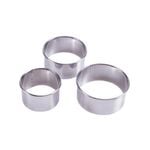 Scullery Essential Plain Scone Cutter & Food Rings Set of 3