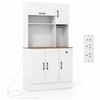 Costway Sideboard Buffet Storage Cabinet White 1.7m