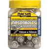 Macsim Fasteners 10 x 50mm Galvanised Sleeve Anchor - 25 Pack