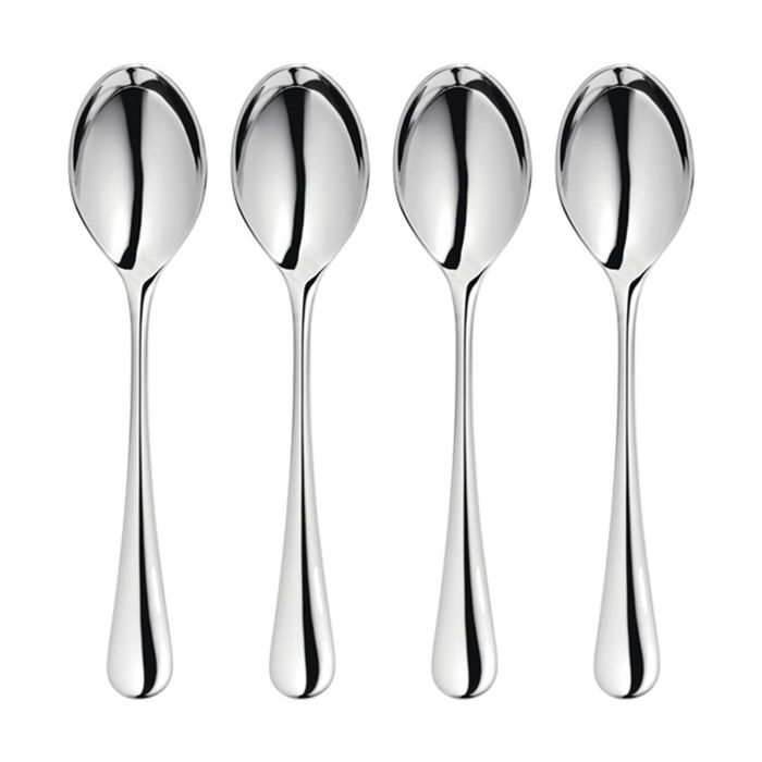 4x Robert Welch Radford Kitchen Utensils Collection Dessert Spoon