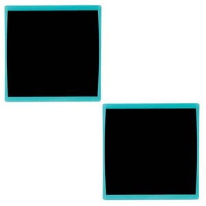 2pk Quartet Basics Chalkboard 350x350mm Memo Notes Learning Board Blue