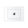 HPM VIVO 1 Gang TV Coaxial Outlet Only - White