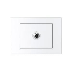 HPM VIVO 1 Gang TV Coaxial Outlet Only - White