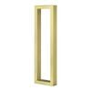 Delf Satin Brass 450mm Square Pull Handle