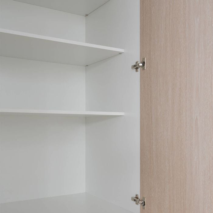 CUSTOMpine 3600 x 595 x 16mm Carcass Shelving E1L White Standard Particleboard