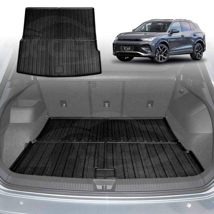 Boot Liner For Volkswagen Vw Tiguan Ct Series 2025-onwards All Weather Heavy Duty Cargo Trunk Cover Mat Luggage Tray