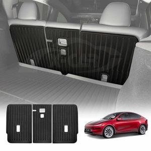 Back Seat Protector for Tesla Model Y Juniper 2025-Onwards All Weather Heavy Duty Car Seat Kick Mats Cover