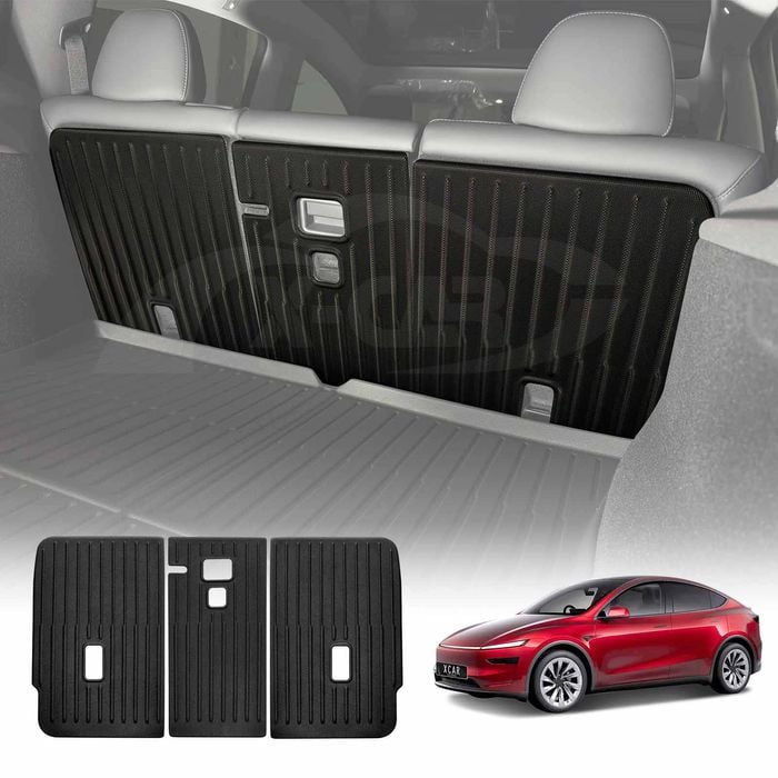 Back Seat Protector for Tesla Model Y Juniper 2025-Onwards All Weather Heavy Duty Car Seat Kick Mats Cover
