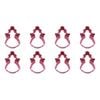 8PK R&M Princess Cookie Cutter Polyresin Coated Steel 12.05cm - Fuchsia