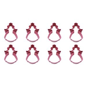 8PK R&M Princess Cookie Cutter Polyresin Coated Steel 12.05cm - Fuchsia