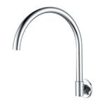 Shaw & Mason 250mm Chrome Swivel Wall Mounted Spout