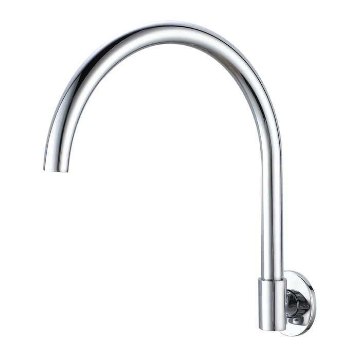 Shaw & Mason 250mm Chrome Swivel Wall Mounted Spout