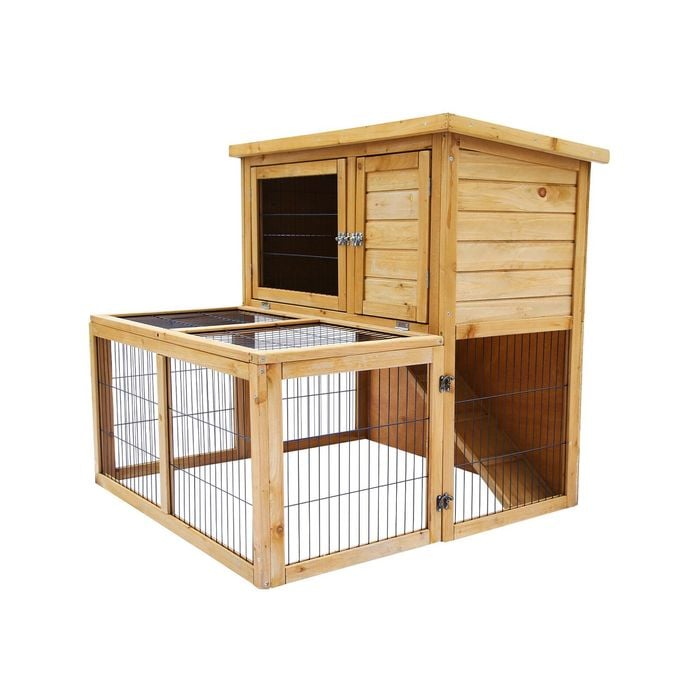 Furtastic 2-Storey Chicken Coop & Rabbit Hutch With Large Run