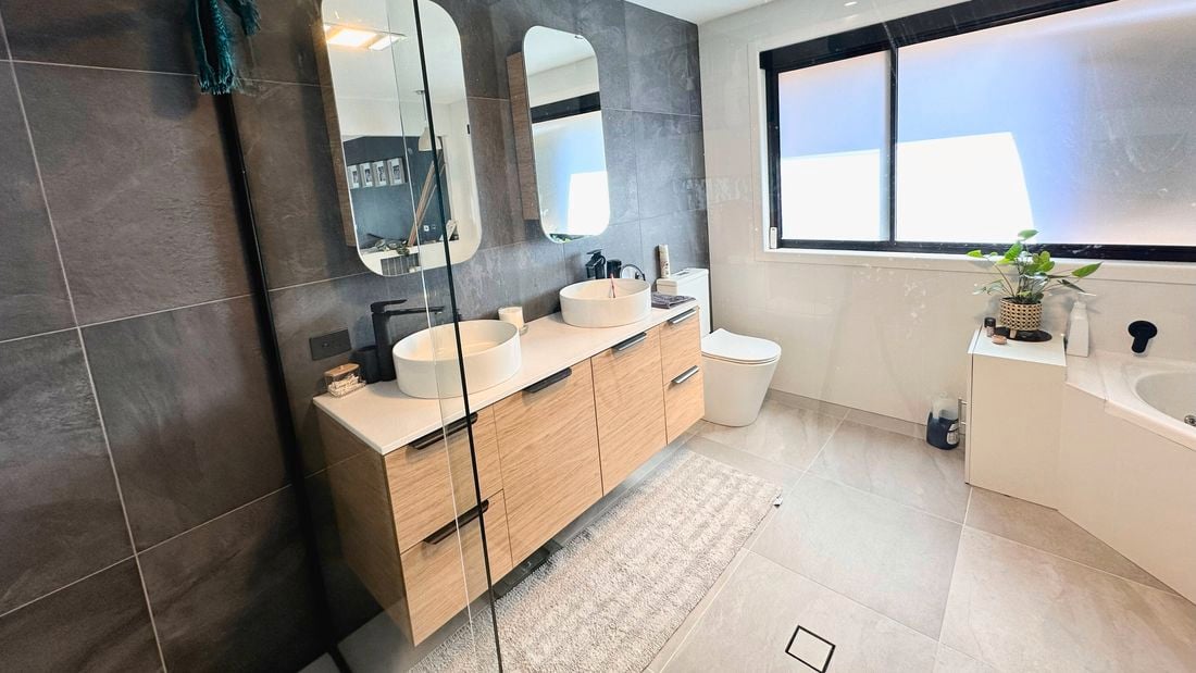 D.I.Y. - Header Image - Turning a dated, dysfunctional bathroom into a cool, contemporary ensuite