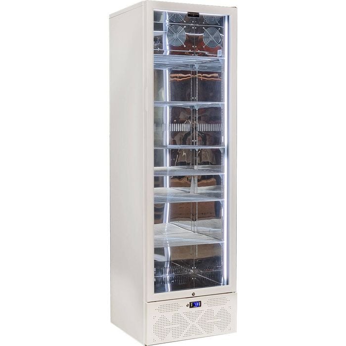 Schmick White Upright Glass 1 Door Bar Fridge (Right Hinged) - SK422R-W-HD