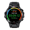 GPS Smartwatch for Men – Outdoor Fitness, Waterproof, Heart Rate & SpO2 Monitor - Black