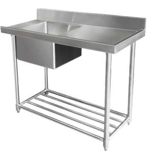 STAINLESS STEEL DISHWASHER SINGLE INLET SINK 1 WSS16120R